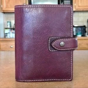 Beautiful Filofax Leather Pocket Malden Planner